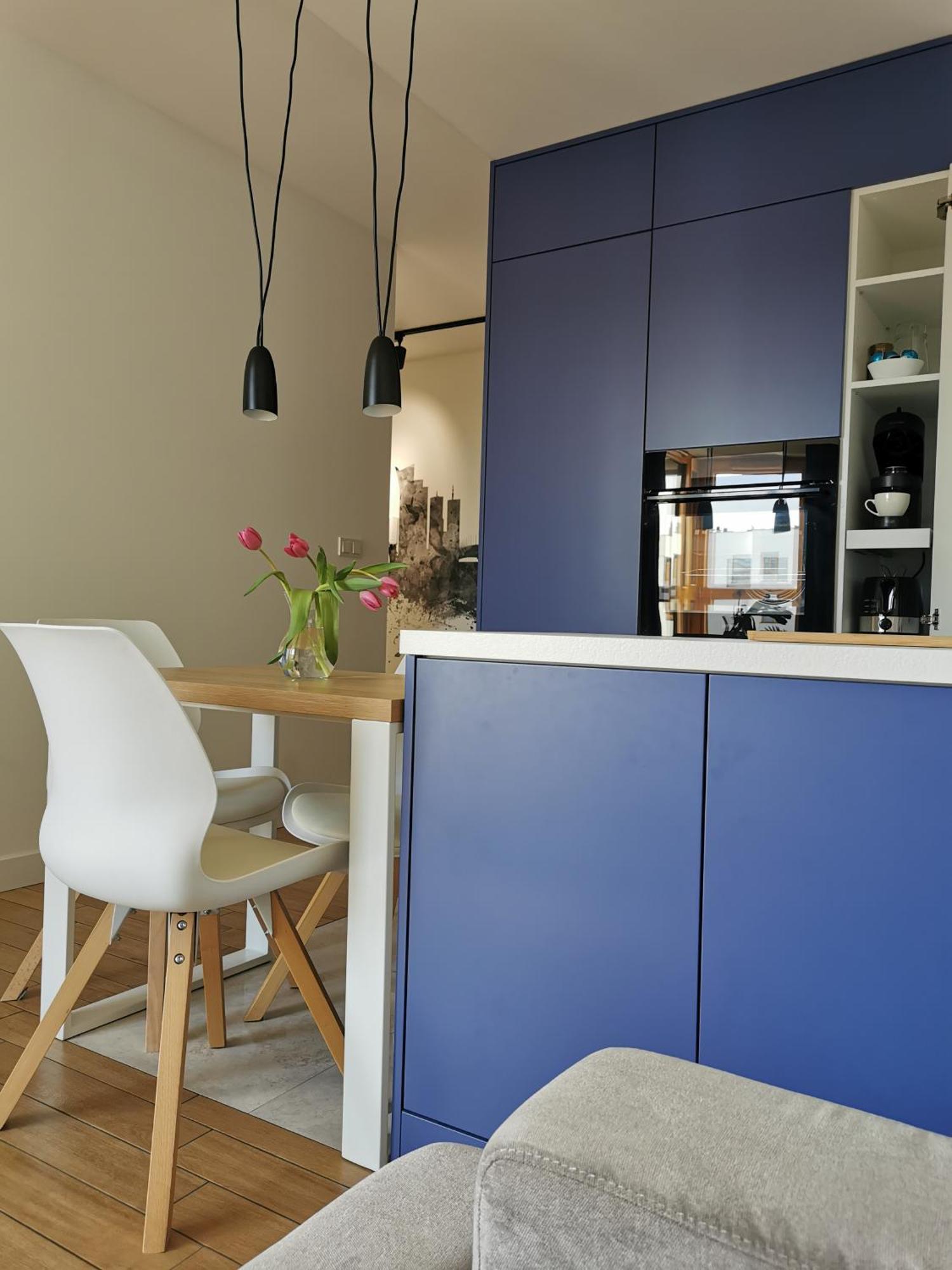 Wola Blue Modern Apartment ワルシャワ エクステリア 写真