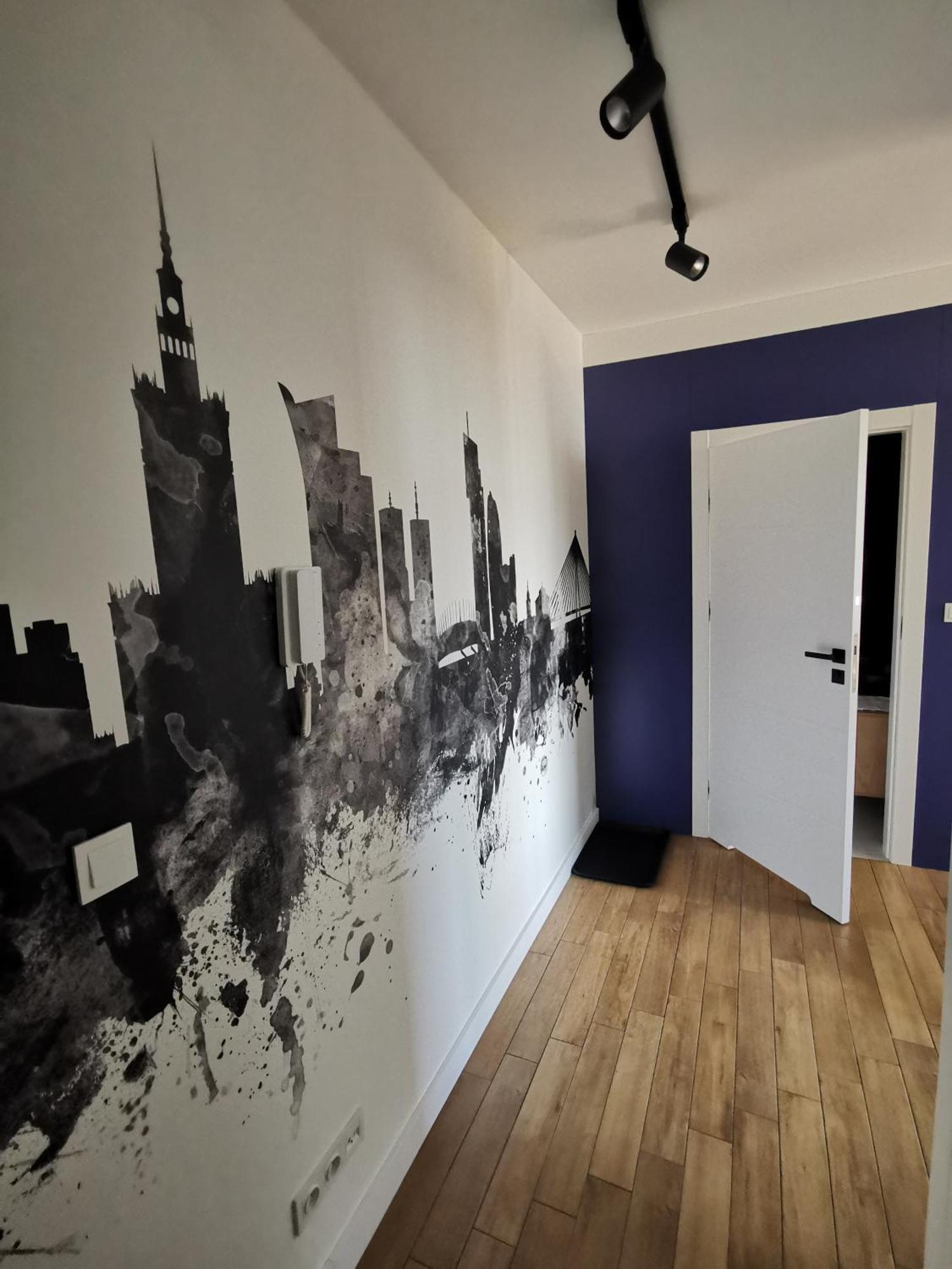 Wola Blue Modern Apartment ワルシャワ エクステリア 写真